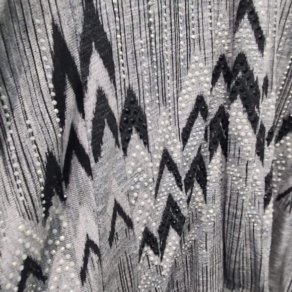 Hooded Tunic with Rhinestones - Picture 2 of 6